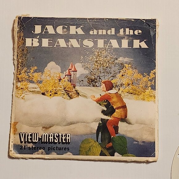 VINTAGE Jack and the Beanstalk View Master Reel and Story Book - Picture 5 of 8